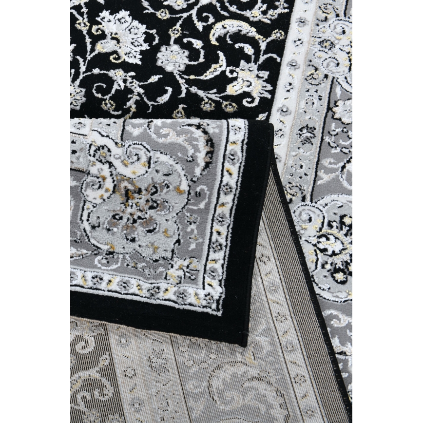 Tappeto orientale GRECE 120x170 cm 2150 g/m2 nero/grigio/bianco