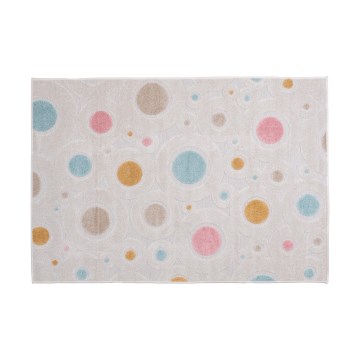 Tappeto per bambini PIAR 80x150 cm multicolore/pois