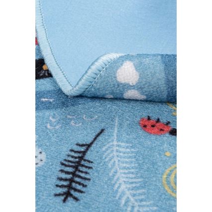 Tappeto per bambini STELLA STREETS 120 cm blu/città