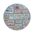 Tappeto per bambini STELLA STREETS 120 cm turchese/città
