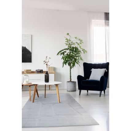 Tappeto RABBIT 3D 120 x 170 cm grigio
