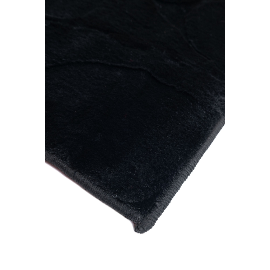 Tappeto RABBIT 3D 120x170 cm nero