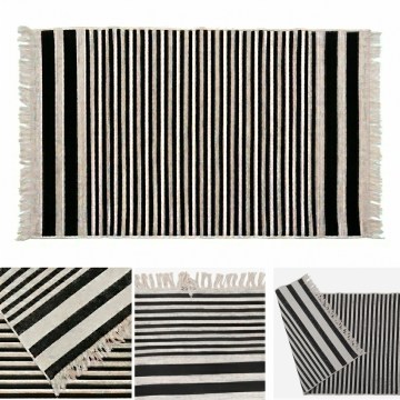 Tappeto reversibile KILIM GOLD 60x120 cm nero/bianco