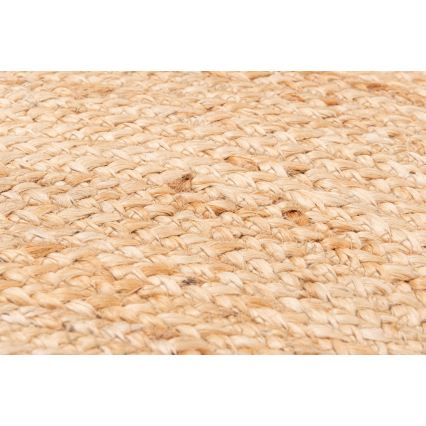 Tappeto rotondo naturale JUTA 140 cm beige