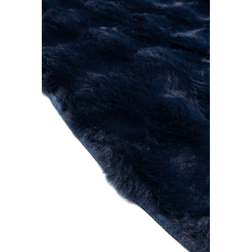 Tappeto rotondo RABBIT BUBBLE 160 cm blu