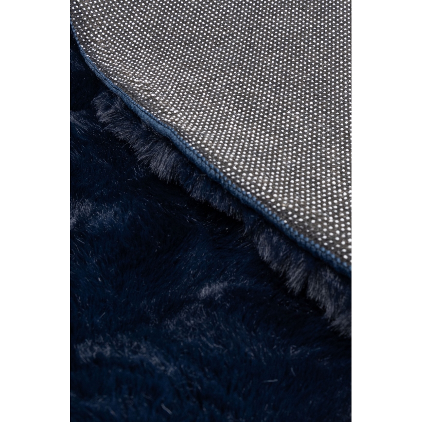 Tappeto rotondo RABBIT BUBBLE 160 cm blu
