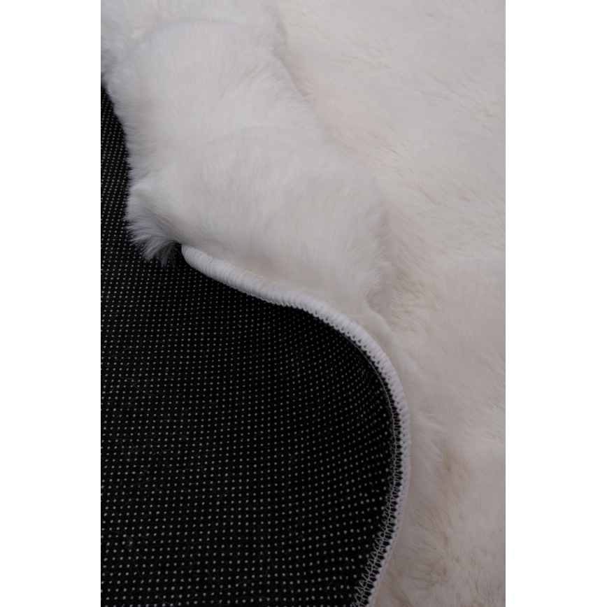 Tappeto rotondo RABBIT BUBBLE 160 cm crema