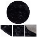 Tappeto rotondo RABBIT BUBBLE 160 cm nero