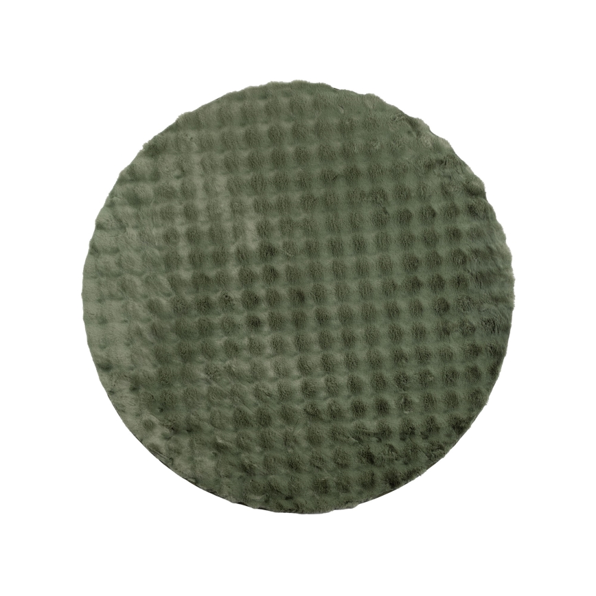 Tappeto rotondo RABBIT BUBBLE 160 cm verde