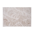 Tappeto SALAMANCA 120x170 cm beige/bianco, motivo a foglie
