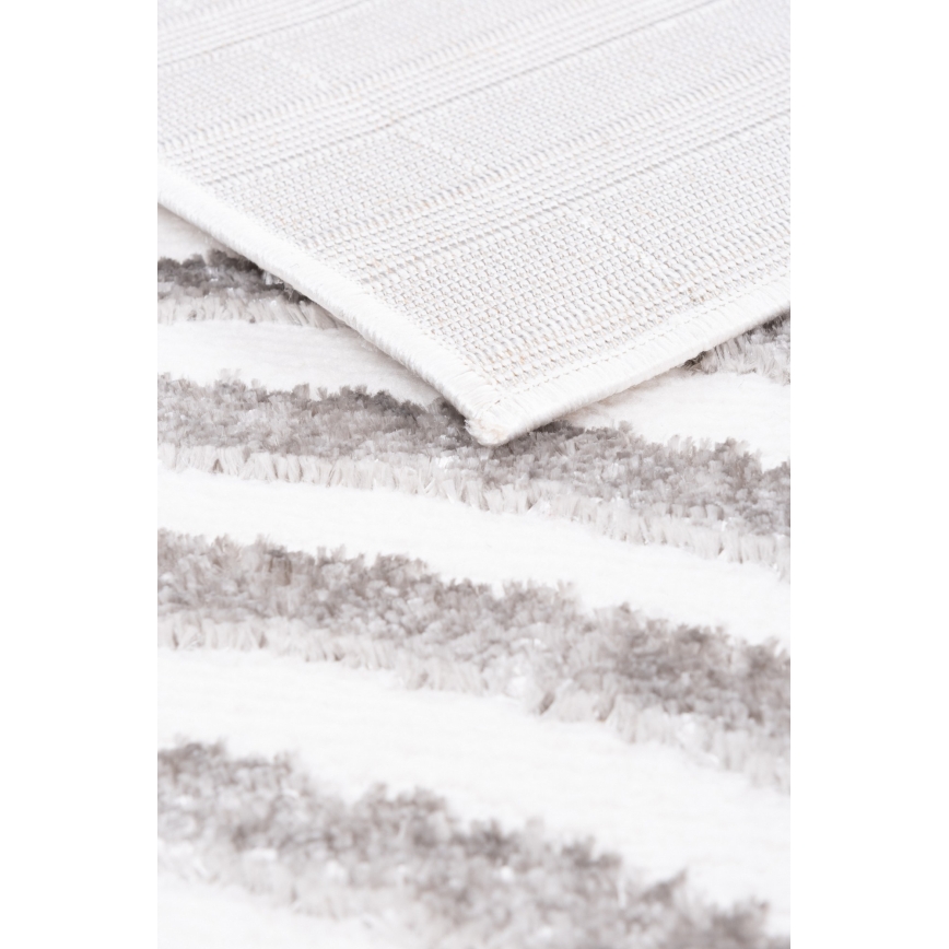 Tappeto SALAMANCA 67x120 cm grigio/bianco