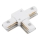 Tappo finale monofase per sistema a binari TRACER T-connettore bianco