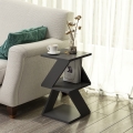 Tavolino ALBENI 50x30 cm antracite