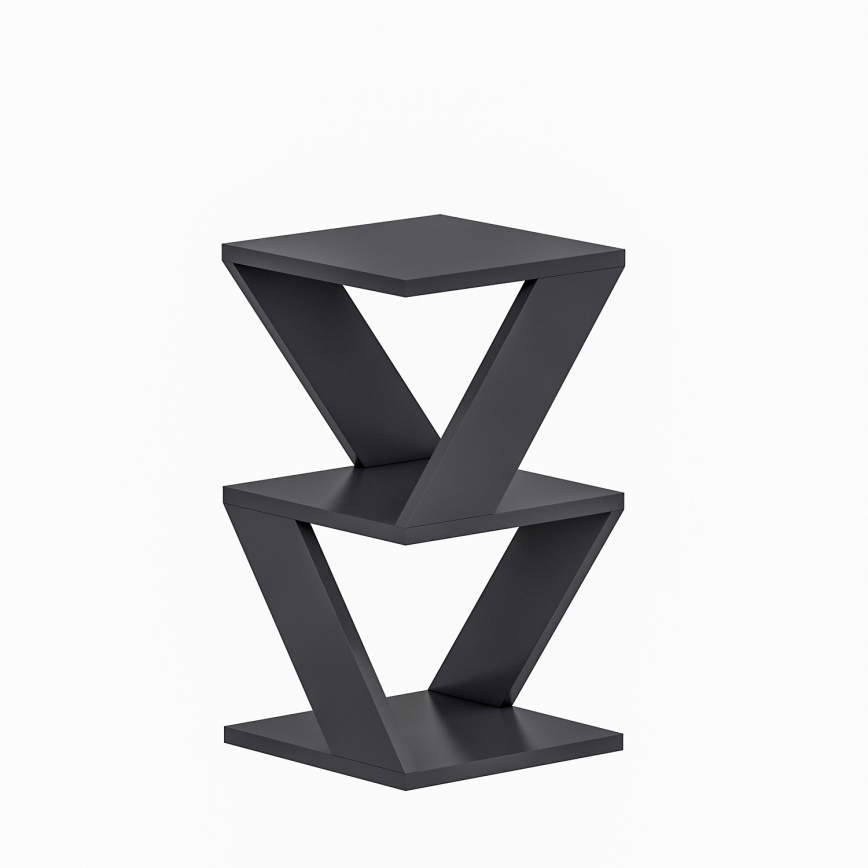Tavolino ALBENI 50x30 cm antracite