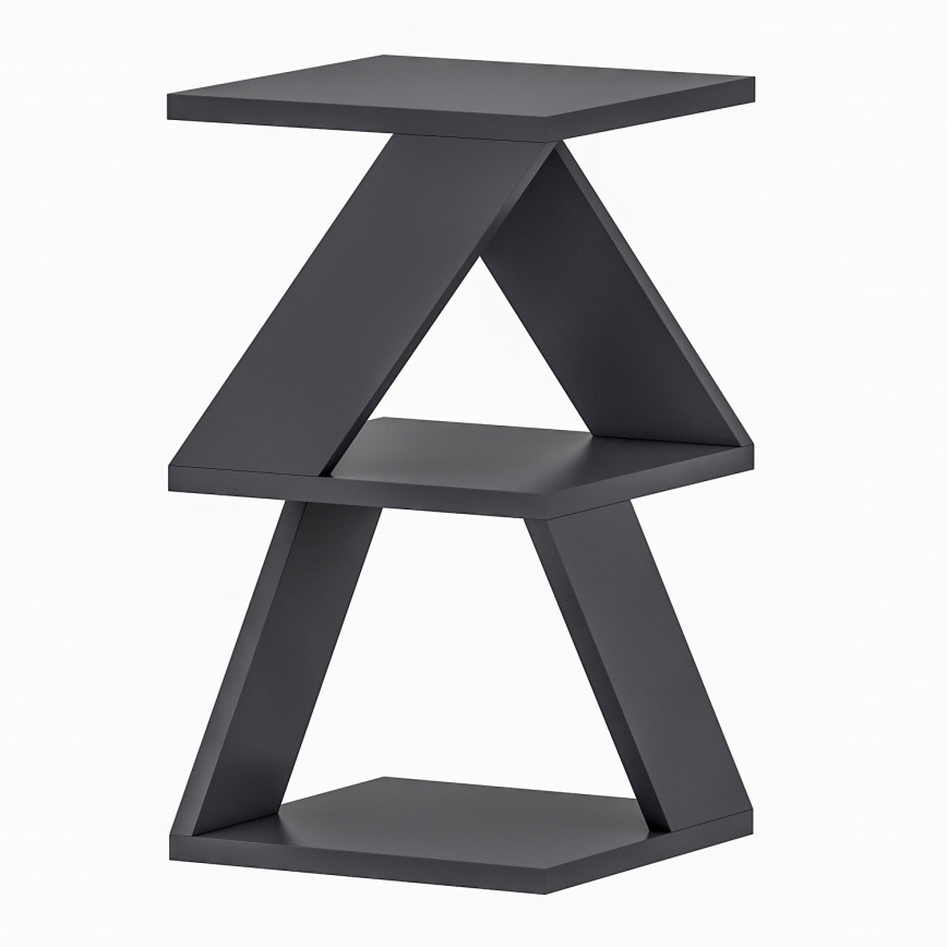 Tavolino ALBENI 50x30 cm antracite