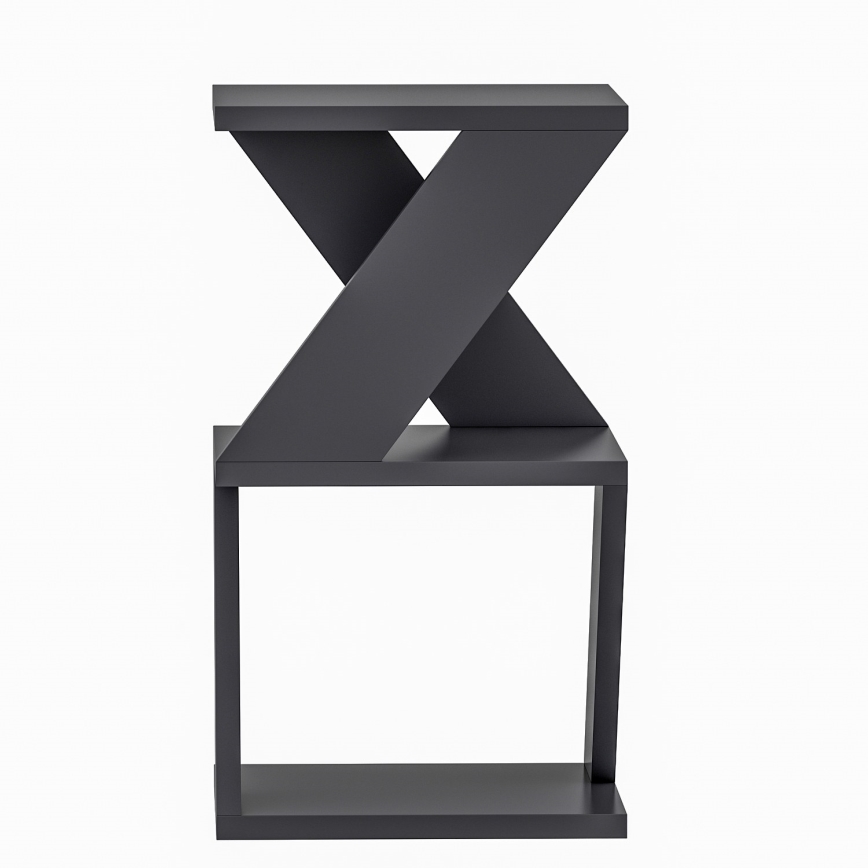 Tavolino ALBENI 50x30 cm antracite