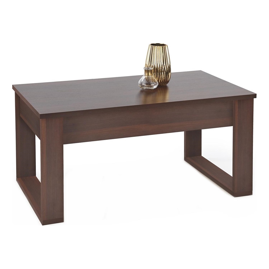 Tavolino con cassetti NEA 52x110 cm marrone