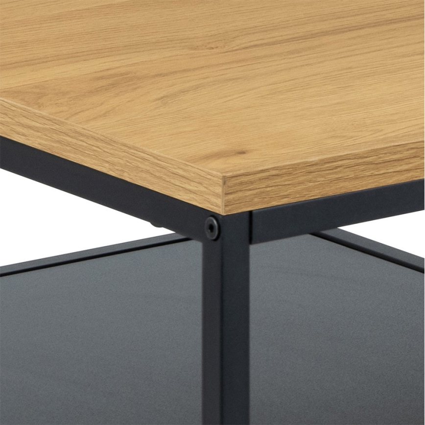 Tavolino da salotto CORA rovere/nero