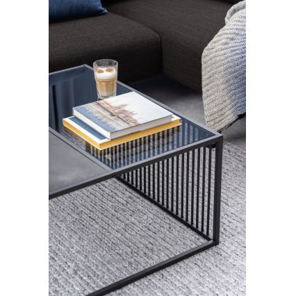 Tavolino da salotto DEVIN nero