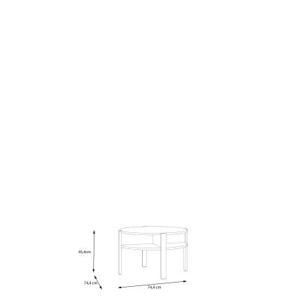 Tavolino da salotto INAR marrone