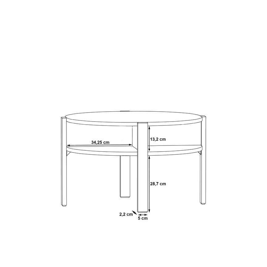 Tavolino da salotto INAR marrone