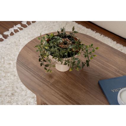 Tavolino da salotto NEL in noce