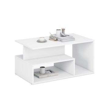 Tavolino da salotto NOTE 90x51 cm bianco