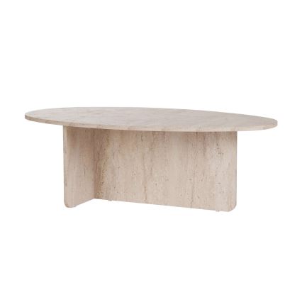 Tavolino da salotto VARUM 120x65 cm travertino