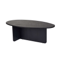 Tavolino da salotto VERUM 120x65 cm nero