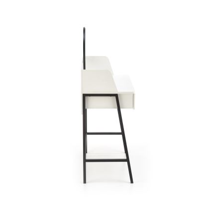 Tavolino da toilette AGNES 120x80 cm bianco/nero
