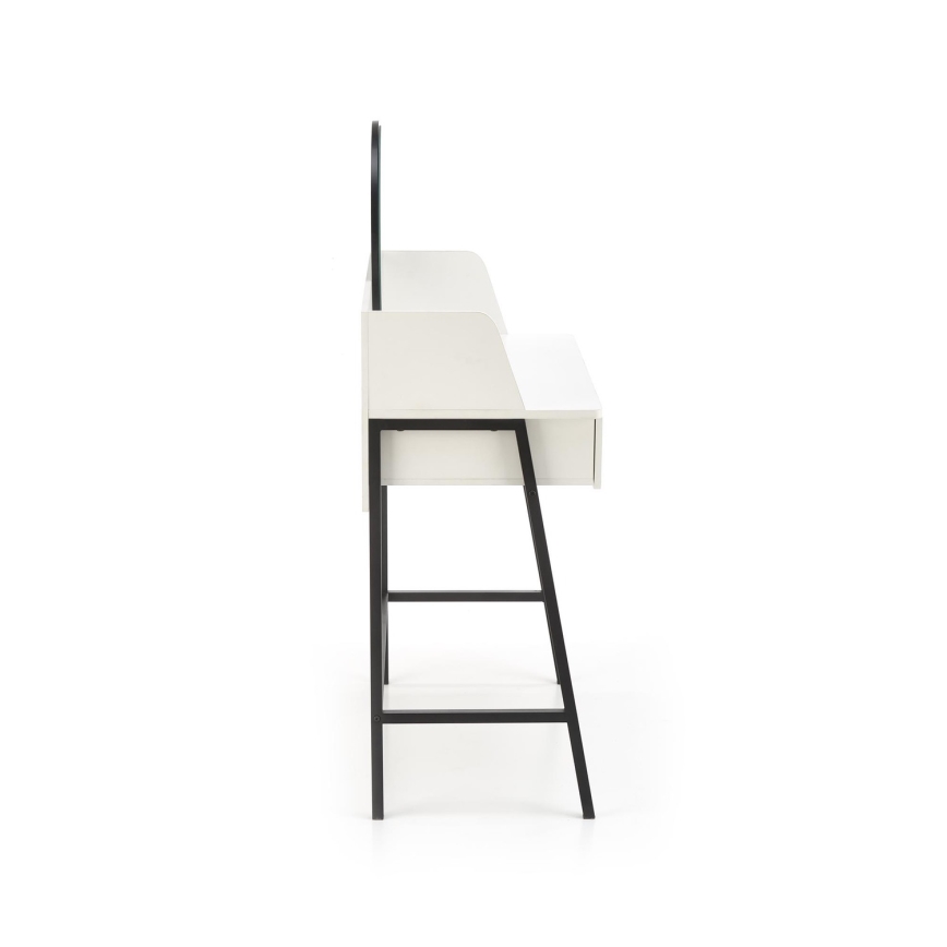 Tavolino da toilette AGNES 120x80 cm bianco/nero