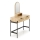 Tavolino da toilette CARMEN 136x104 cm beige/nero