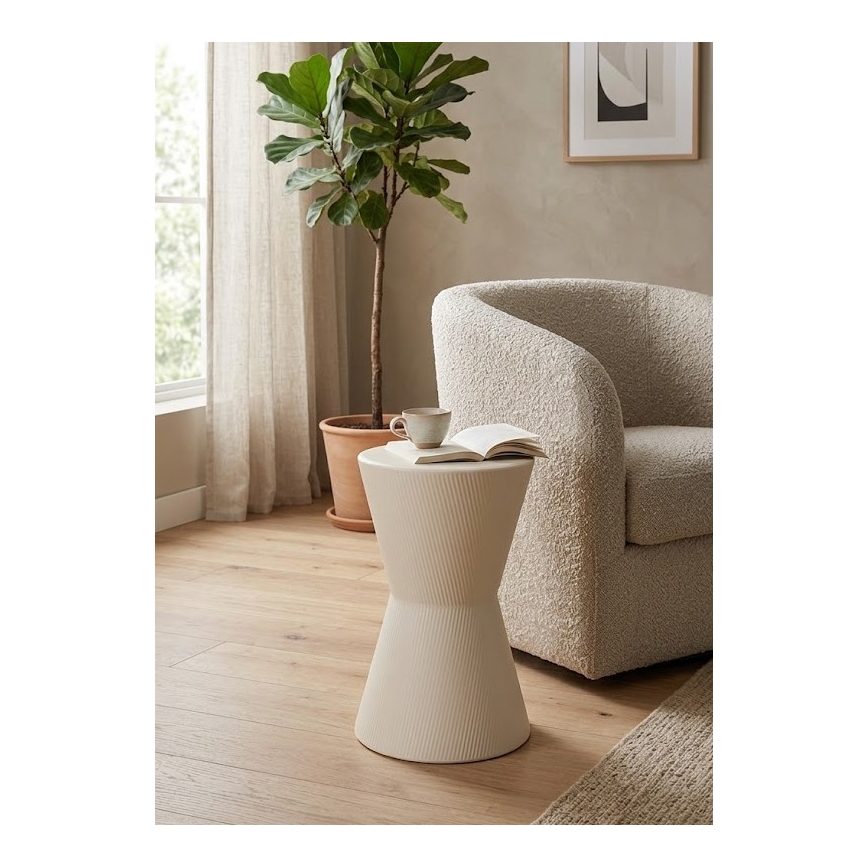 Tavolino d'appoggio PETIT Ø 29 cm bianco