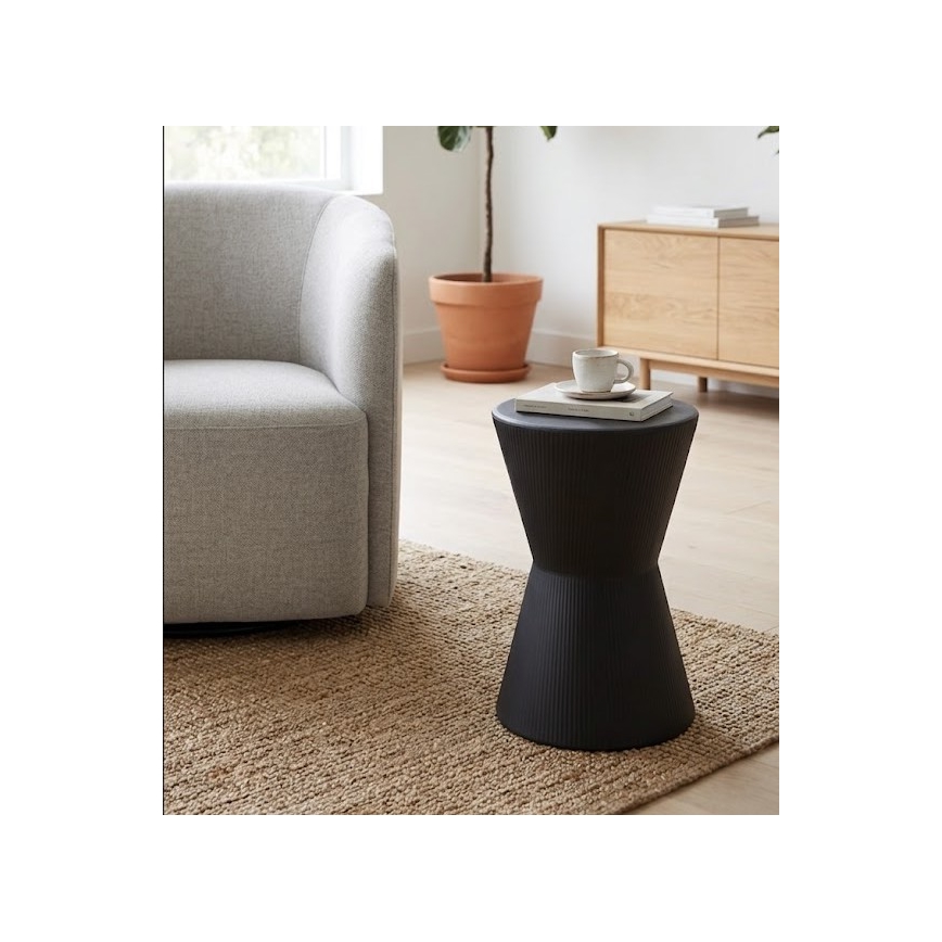 Tavolino d'appoggio PETIT Ø 29 cm, nero