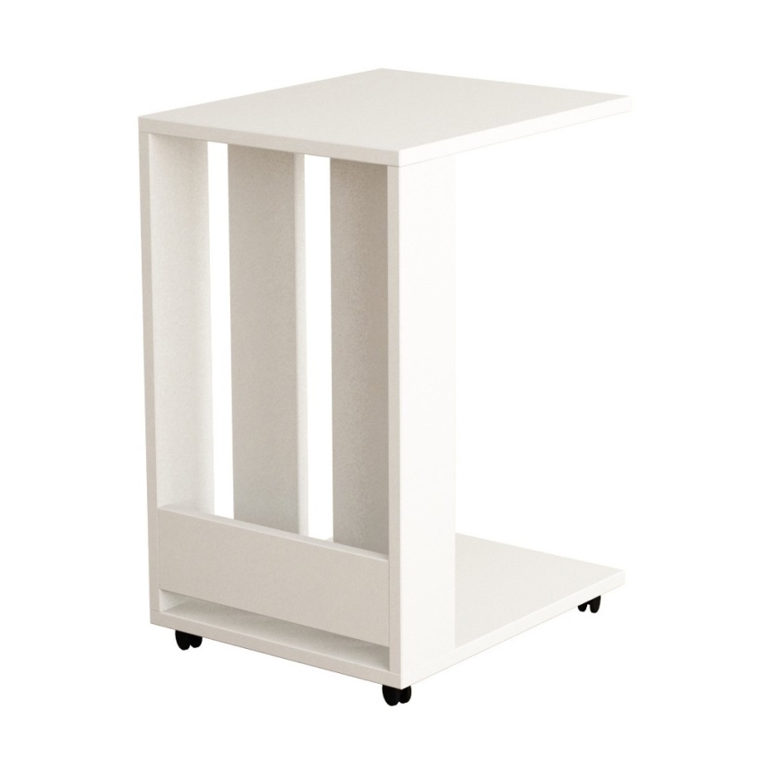 Tavolino EDI 60x37 cm bianco