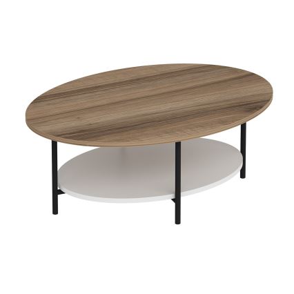 Tavolino ELIS 36x90 cm quercia/bianco