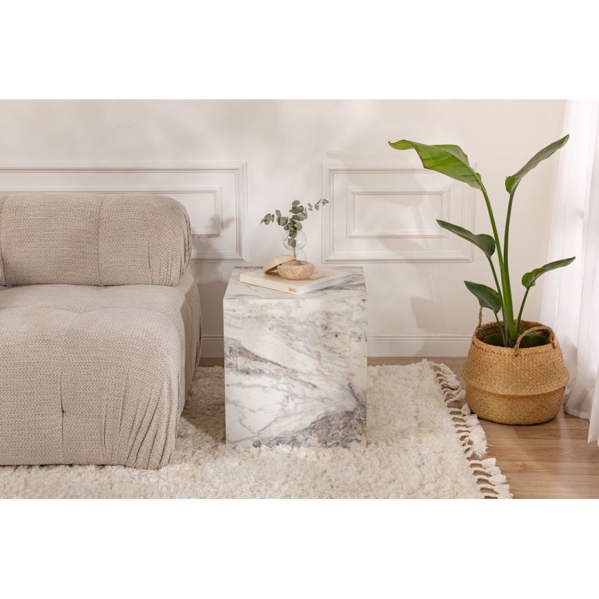 Tavolino KUP 50x45 cm marmor decor