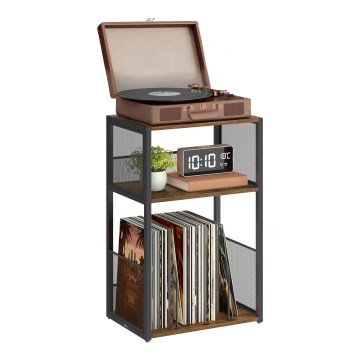 Tavolino LUVOR 43x30 cm marrone/nero