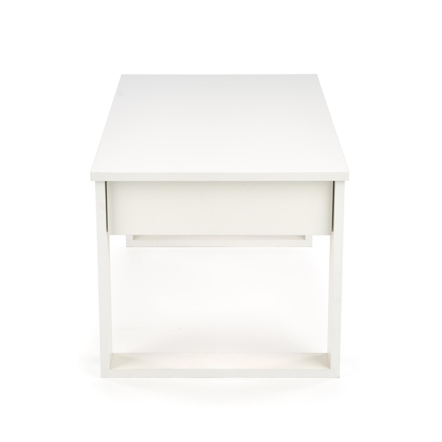 Tavolino con cassetti NEA 52x110 cm bianco