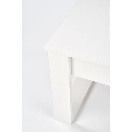 Tavolino con cassetti NEA 52x110 cm bianco