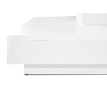 Tavolino NENANI 34x70 cm bianco/quercia wotan