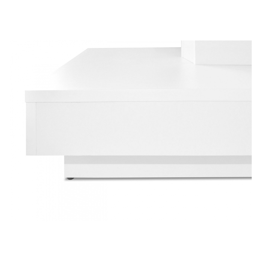 Tavolino NENANI 34x70 cm bianco/quercia wotan