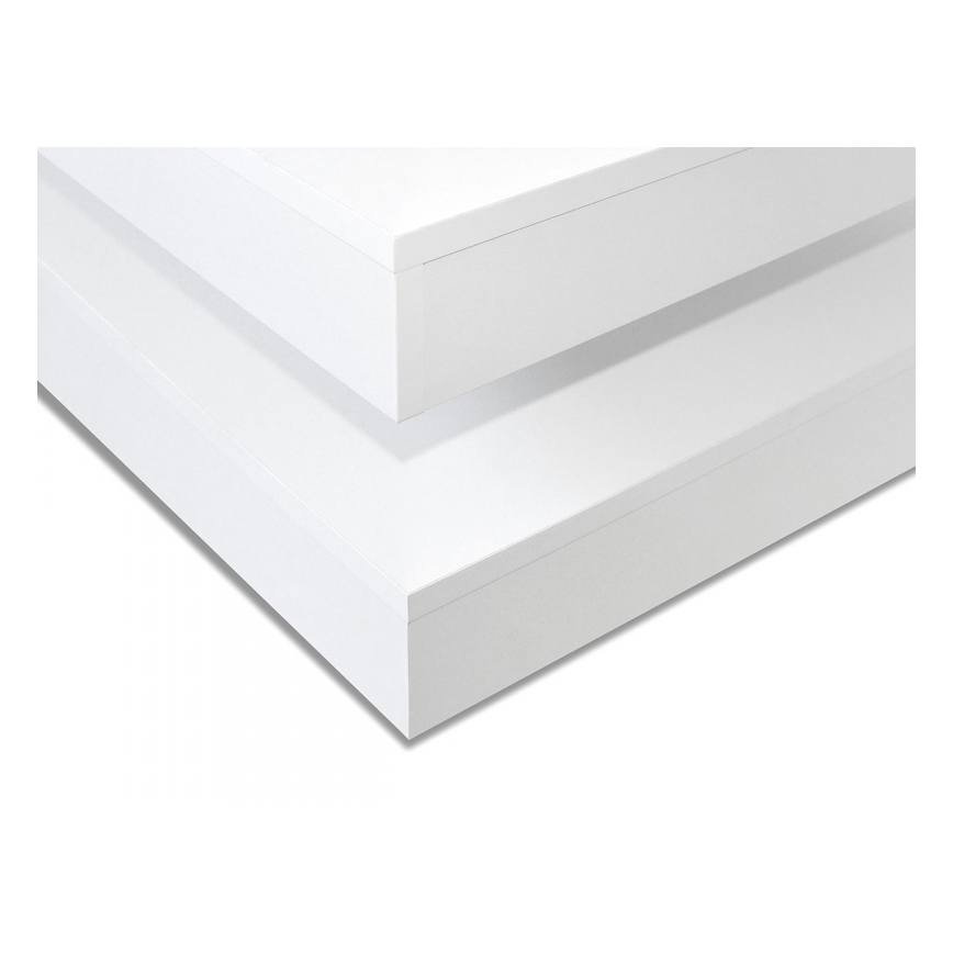 Tavolino NENANI 34x70 cm bianco/quercia wotan