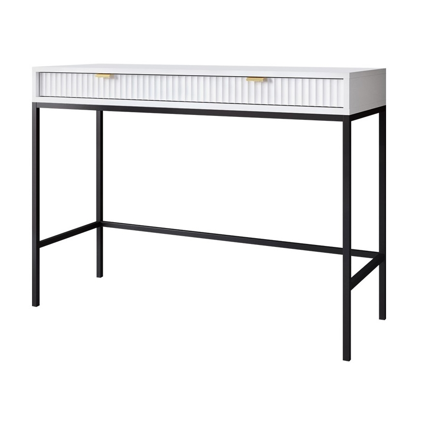 Tavolino NOVA 77x104 cm bianco/nero