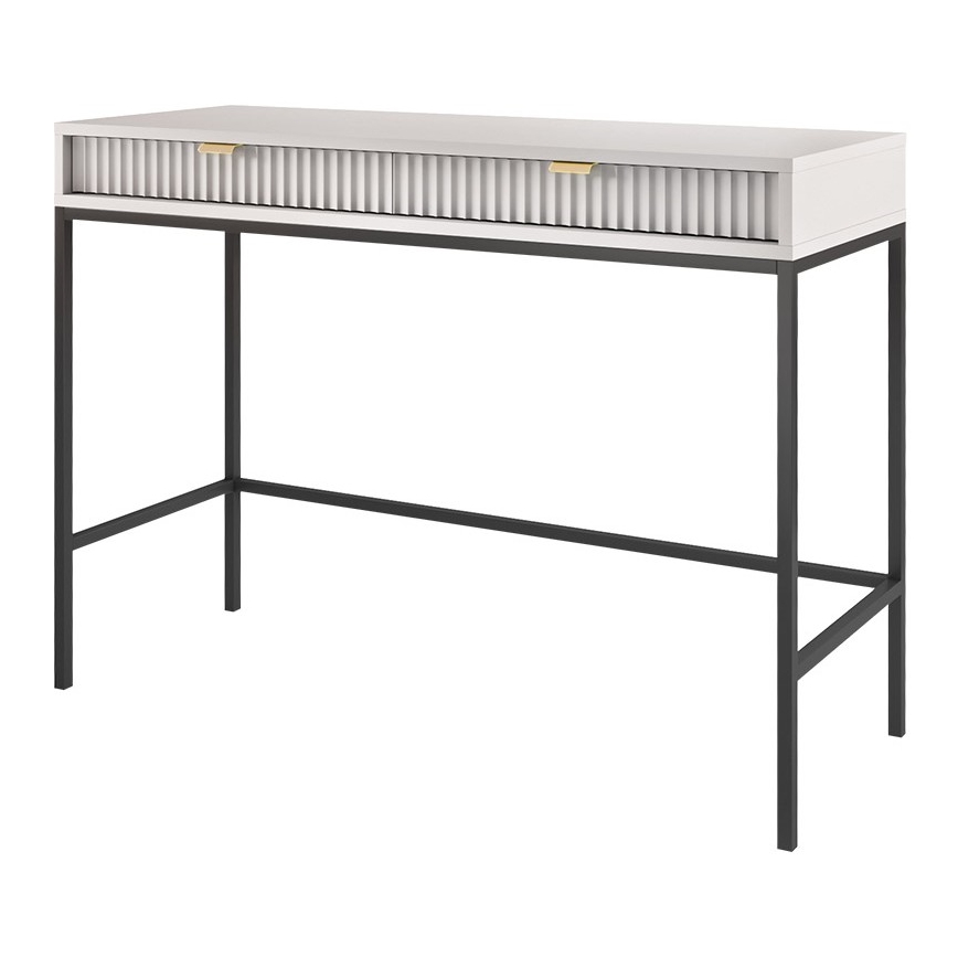 Tavolino NOVA 77x104 cm grigio/nero