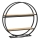 Tavolino SHELF diametro 62,5 cm quercia
