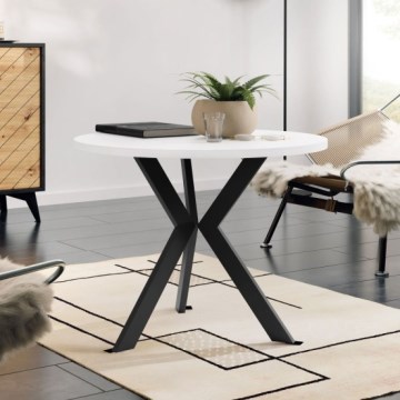 Tavolino STK 50x65 cm nero/bianco