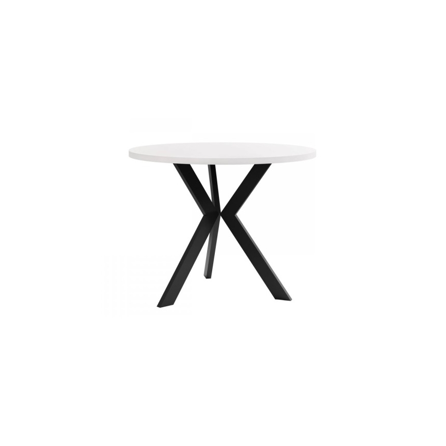 Tavolino STK 50x65 cm nero/bianco
