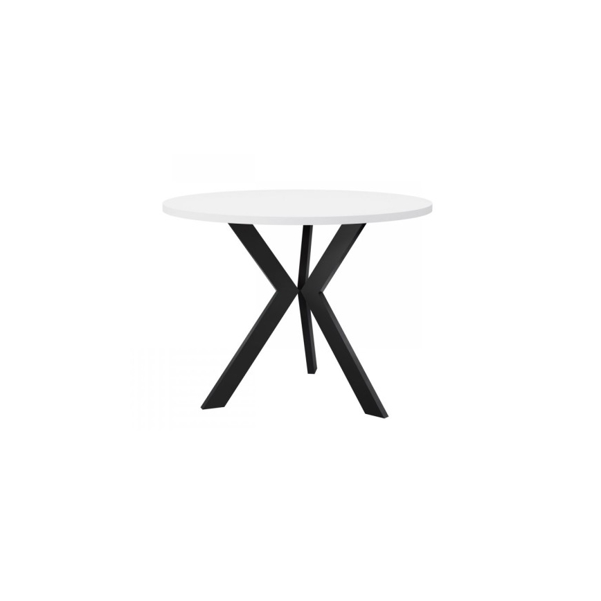 Tavolino STK 50x65 cm nero/bianco