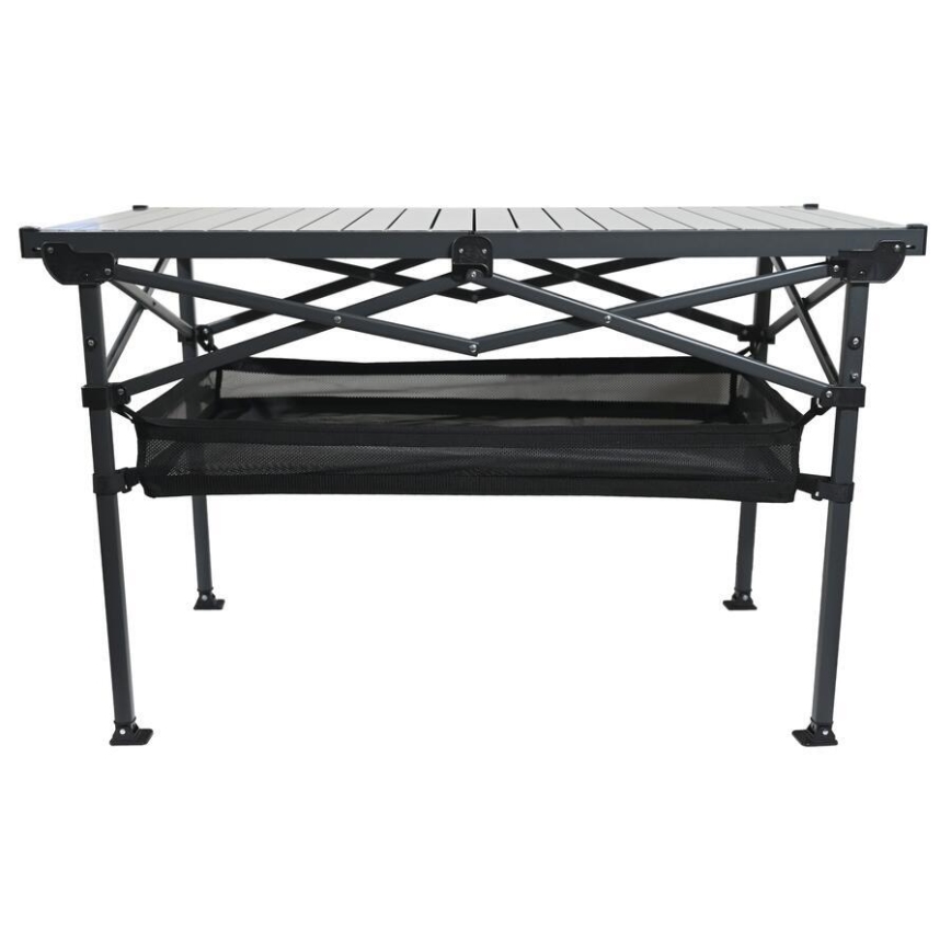 Tavolo da campeggio pieghevole 118x70 cm antracite